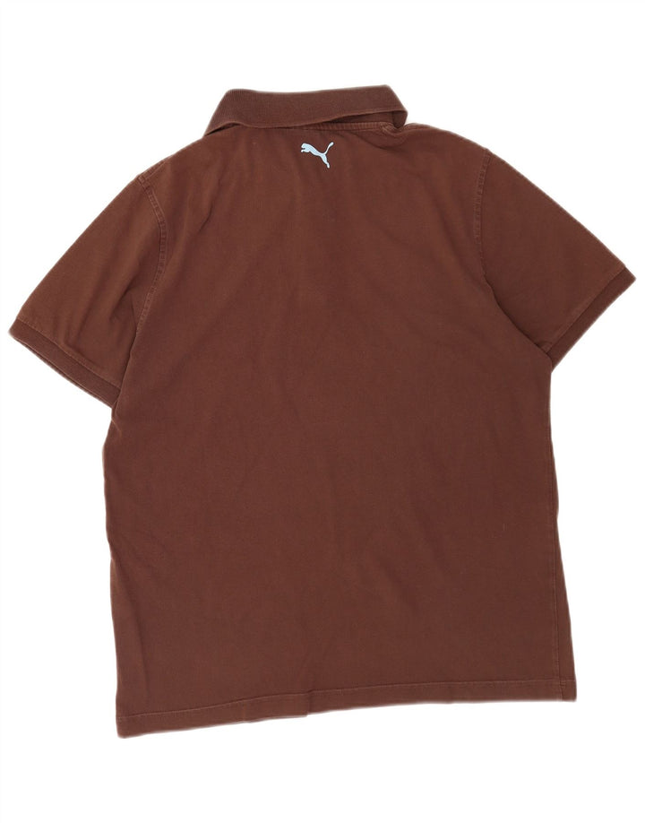 Polo Puma Uomo Large Marrone
