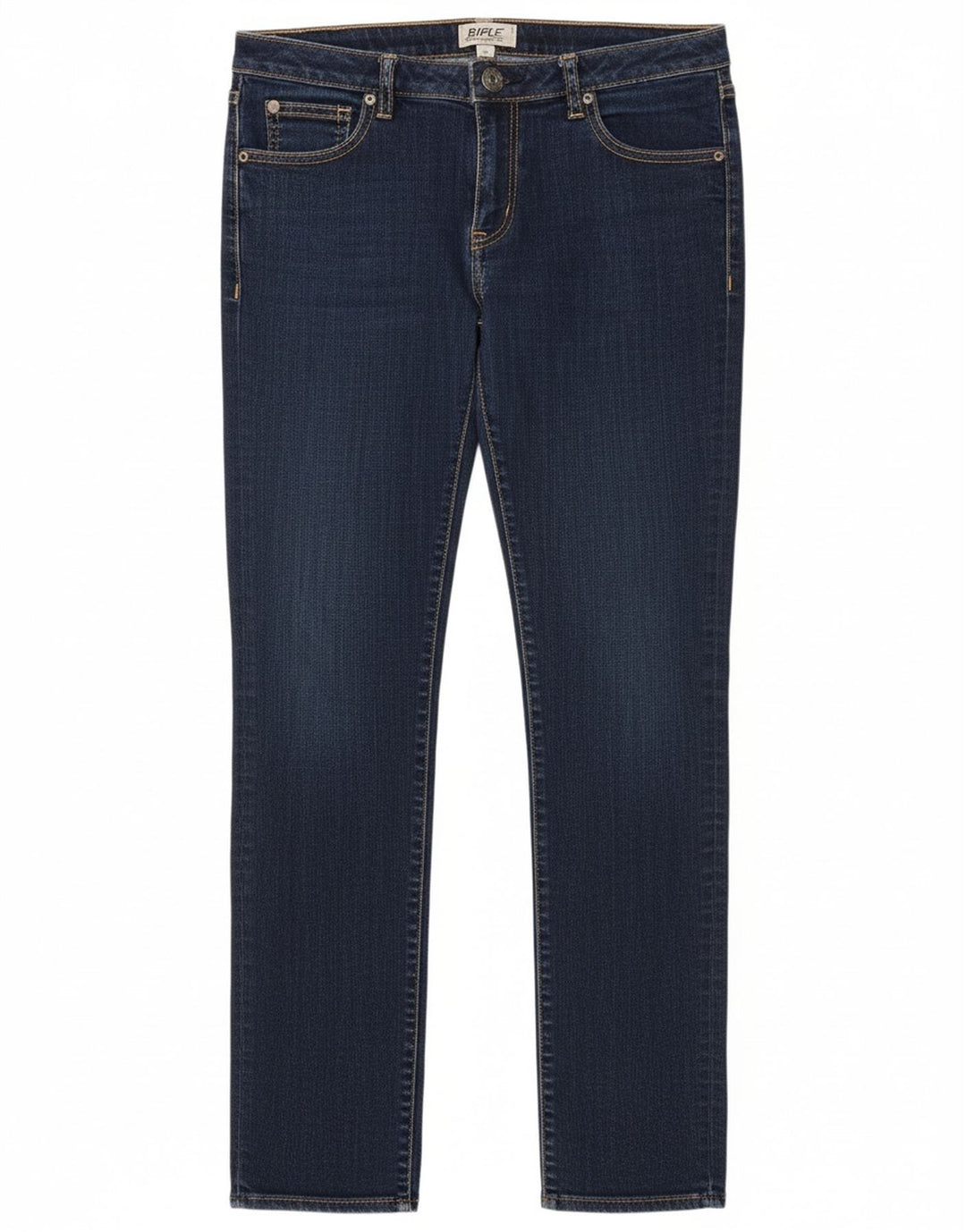 RIFLE Womens Slim Jeans W30 L29 Navy Blue Cotton