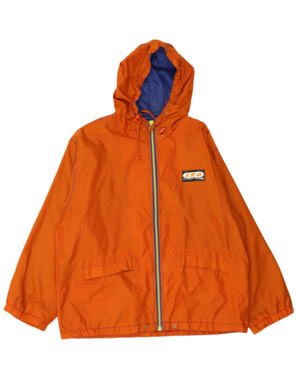 Giacca da tuta da uomo con cappuccio Jinglers UK 44 2XL Arancione