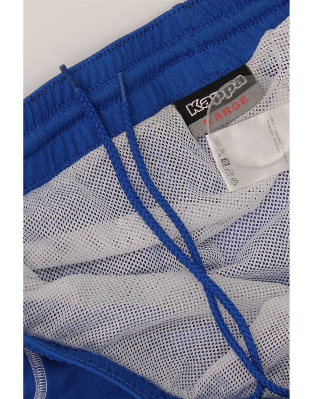 Pantaloncini sportivi grafici da uomo Kappa grandi blu in poliestere