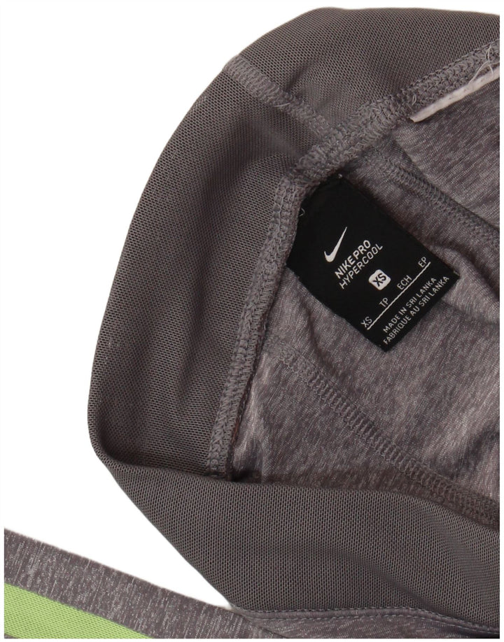 Leggings grafici NIKE da donna UK 6 XS Grigio