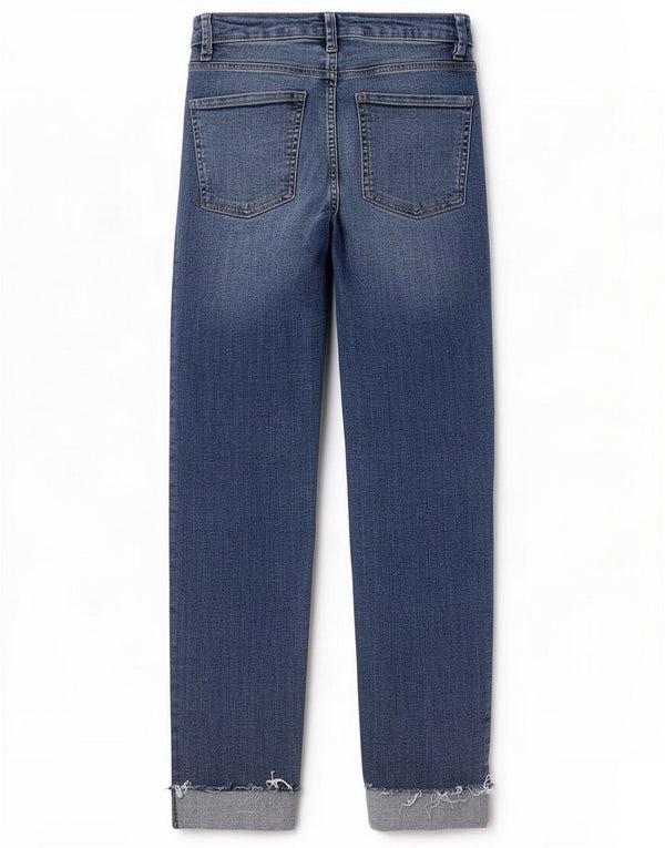 Marks & Spencer Jeans slim a sigaretta da donna UK 10 Small W27 L26 Blu