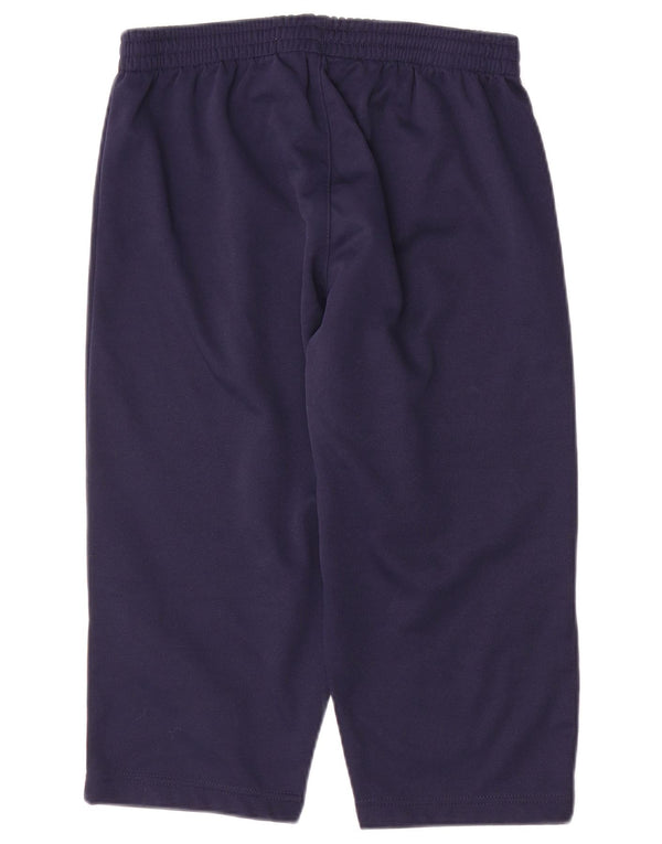 Pantaloncini sportivi Bermuda da uomo Kappa grandi in poliestere blu navy