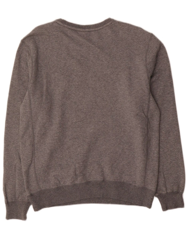 Puma Mens Graphic Regular Fit Sweatshirt Jumper Medium Grey Cotton