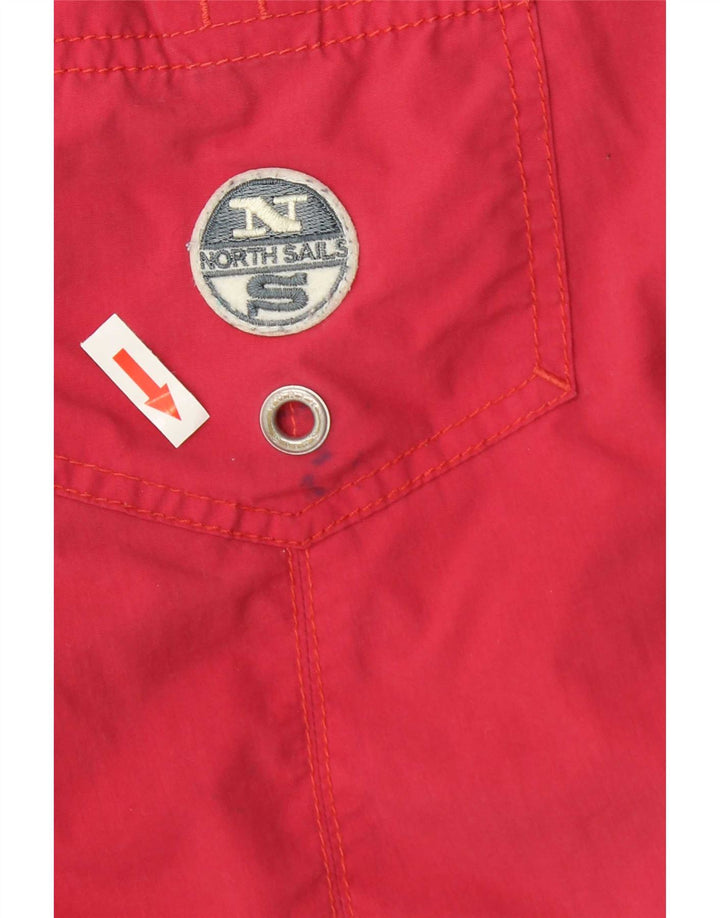 Pantaloncini da bagno grafici da uomo North Sails rosa medio in poliammide