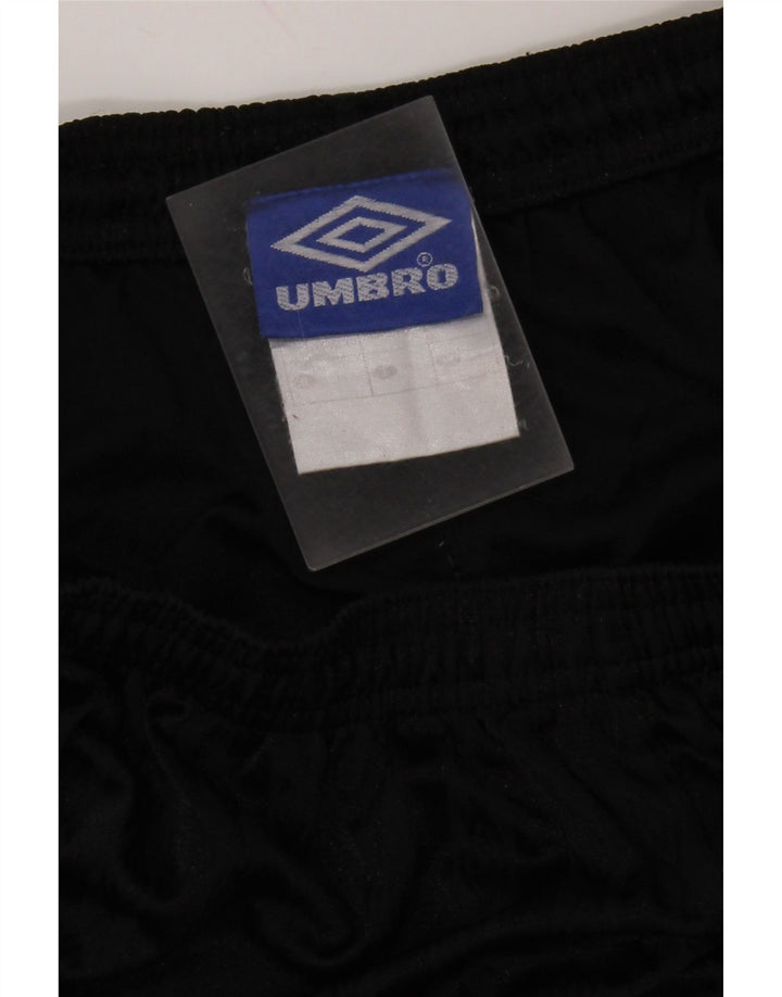 Pantaloncini sportivi da uomo UMBRO grandi a righe nere