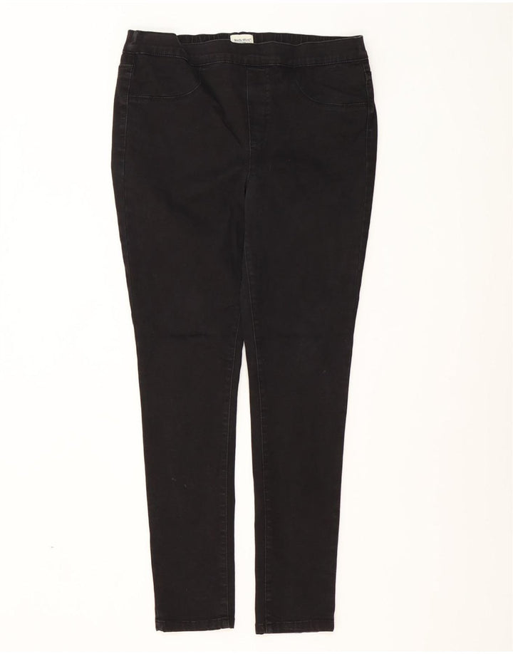 Jeans Jegging da donna White Stuff UK 16 Large W34 L30 Cotone nero