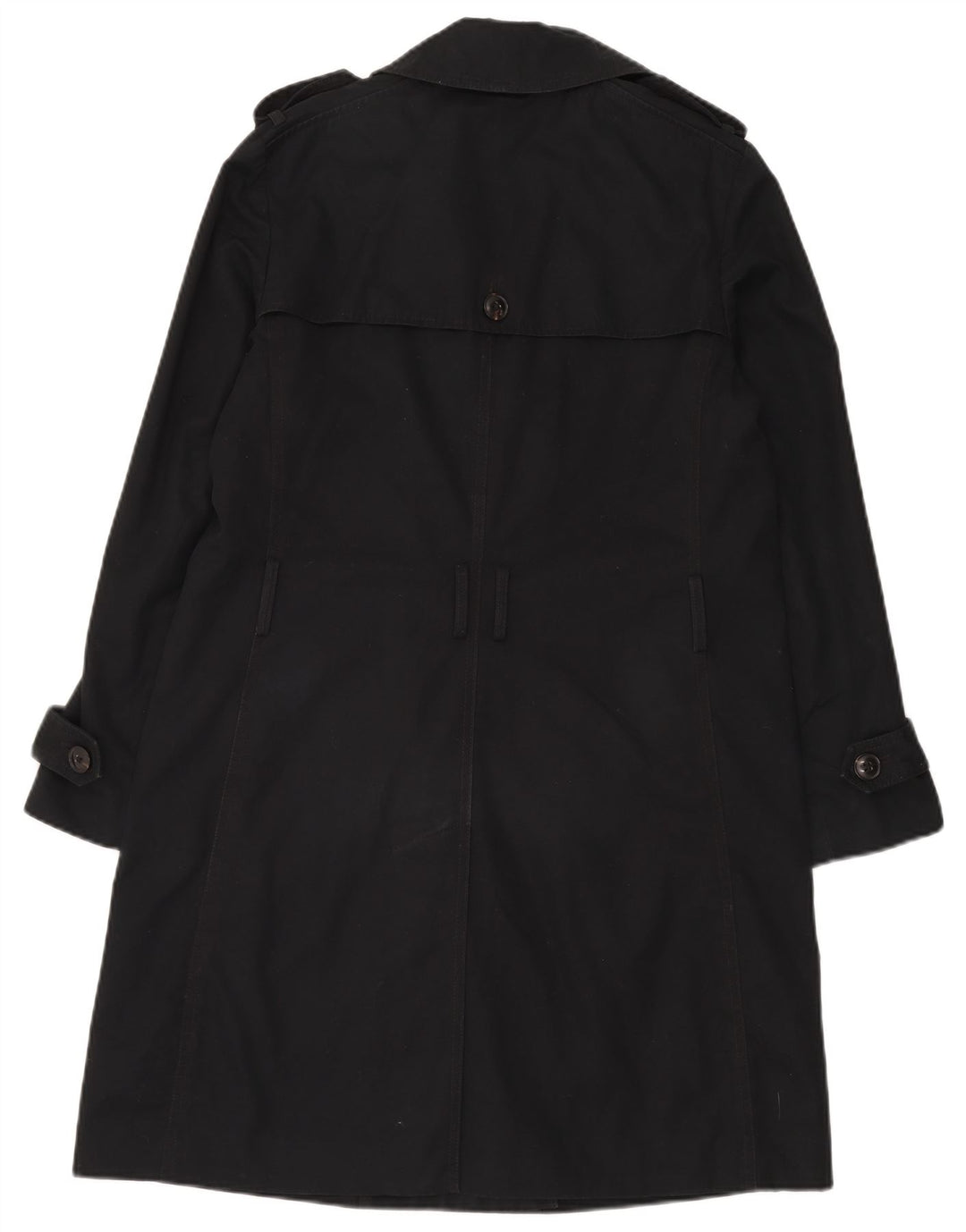 Trench doppiopetto da donna Gap UK 14 cotone nero medio