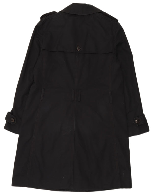 Trench doppiopetto da donna Gap UK 14 cotone nero medio