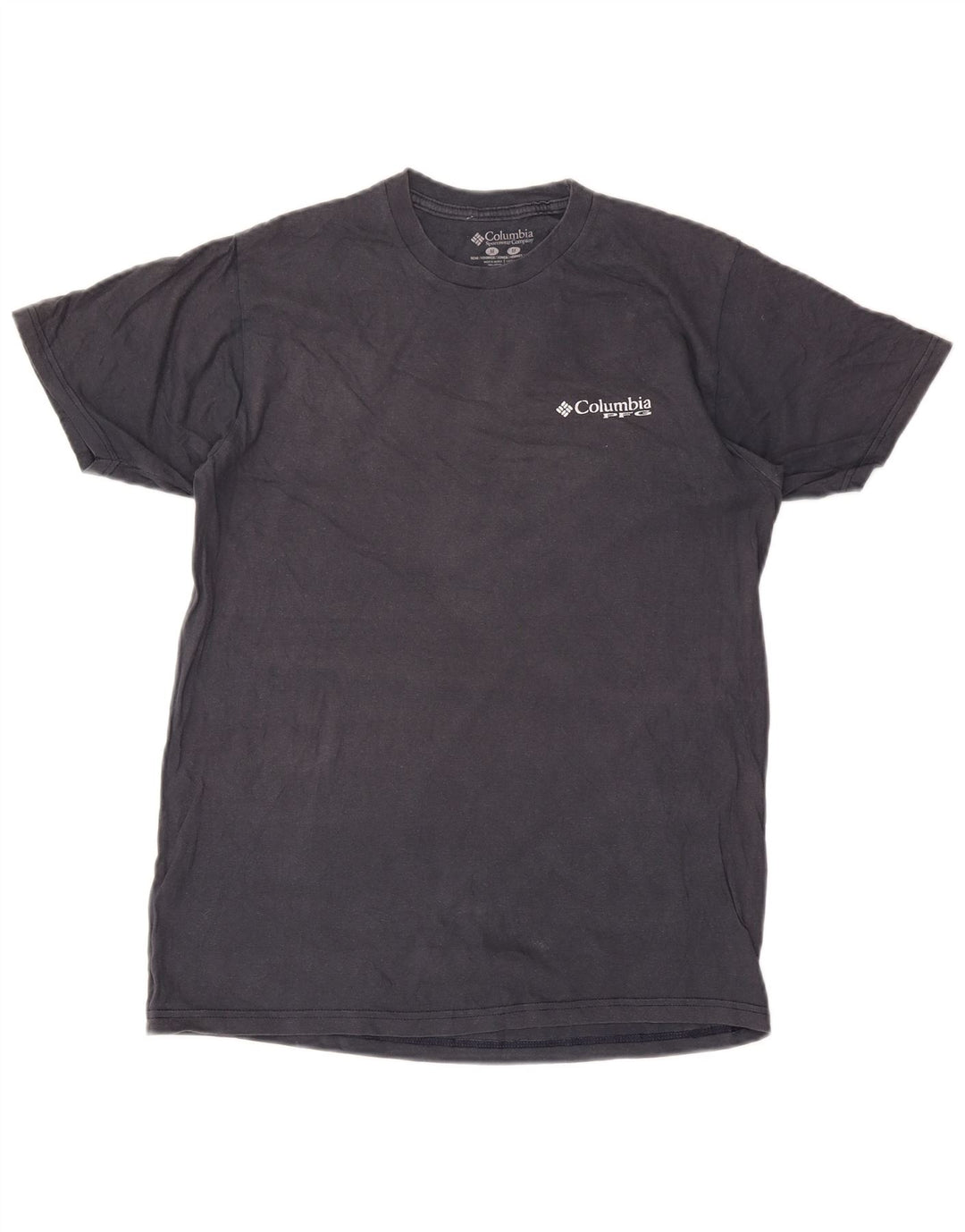 T-shirt grafica da uomo Columbia Top in cotone grigio medio