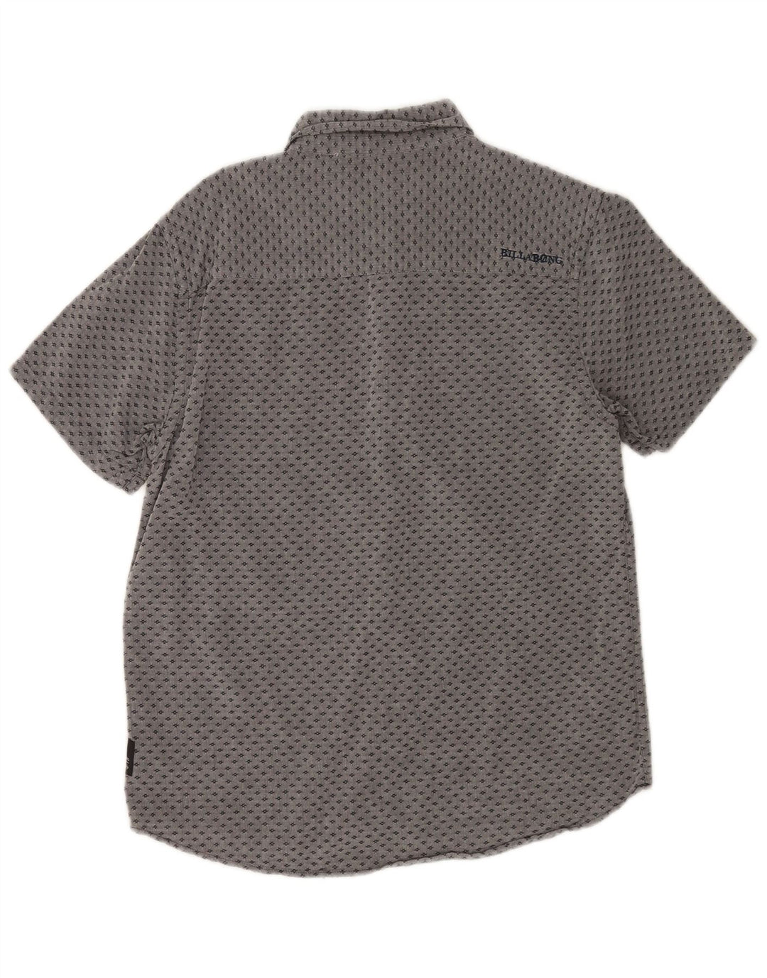 Camicia a maniche corte da uomo Billabong piccola grigia maculata