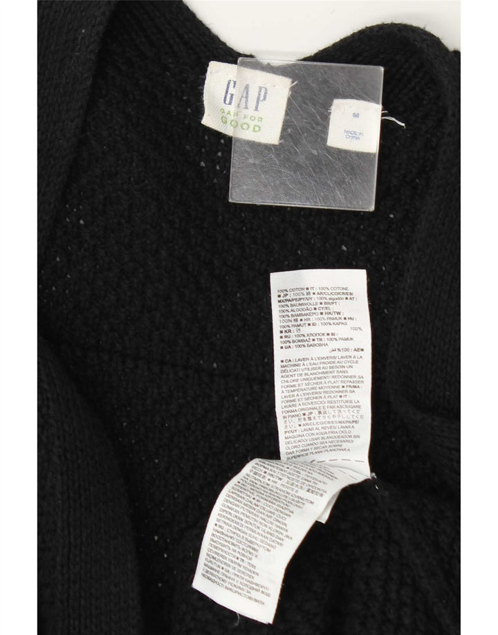 Maglione cardigan aperto da donna Gap UK 14 cotone blu navy medio