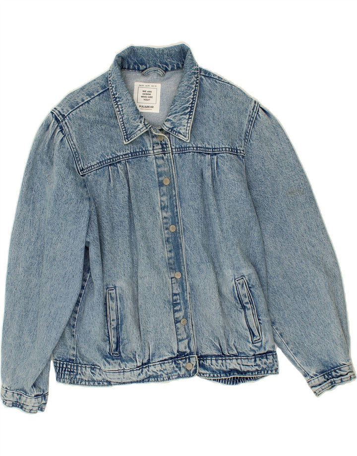 PULL & BEAR Womens Denim Jacket UK 18 XL Blue Cotton Vintage Pull & Bear and Second-Hand Pull & Bear from Messina Hembry 