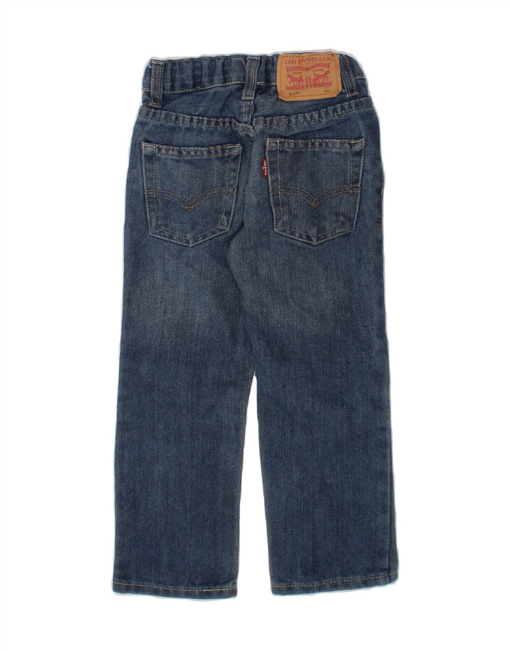 LEVI'S Boys 511 Slim Jeans 3-4 Years W20 L15 Blue Cotton Vintage Levi's and Second-Hand Levi's from Messina Hembry 