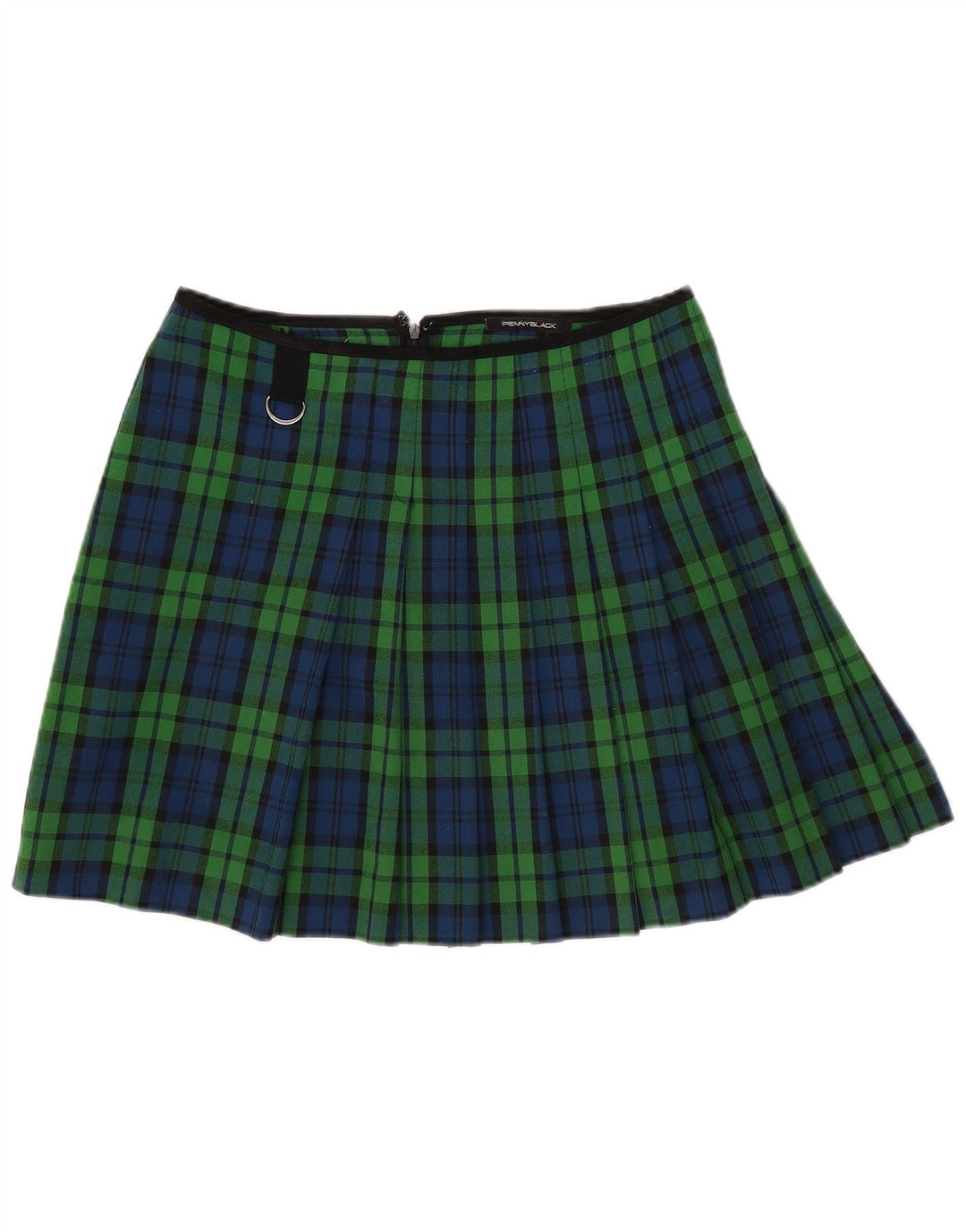Minigonna da donna Penny Black W31 a quadri verde medio
