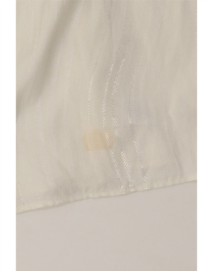 Camicia formale da uomo Carlo Pignatelli taglia 38 15 gessato bianco medio
