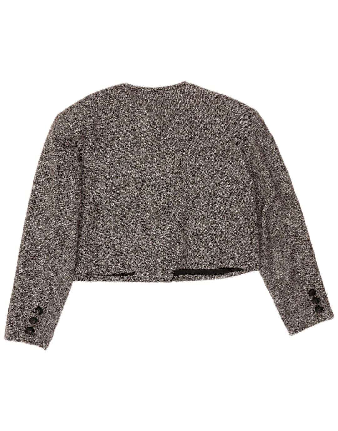 Giacca bolero doppio petto da donna MONDI EU 42 grande lana grigia