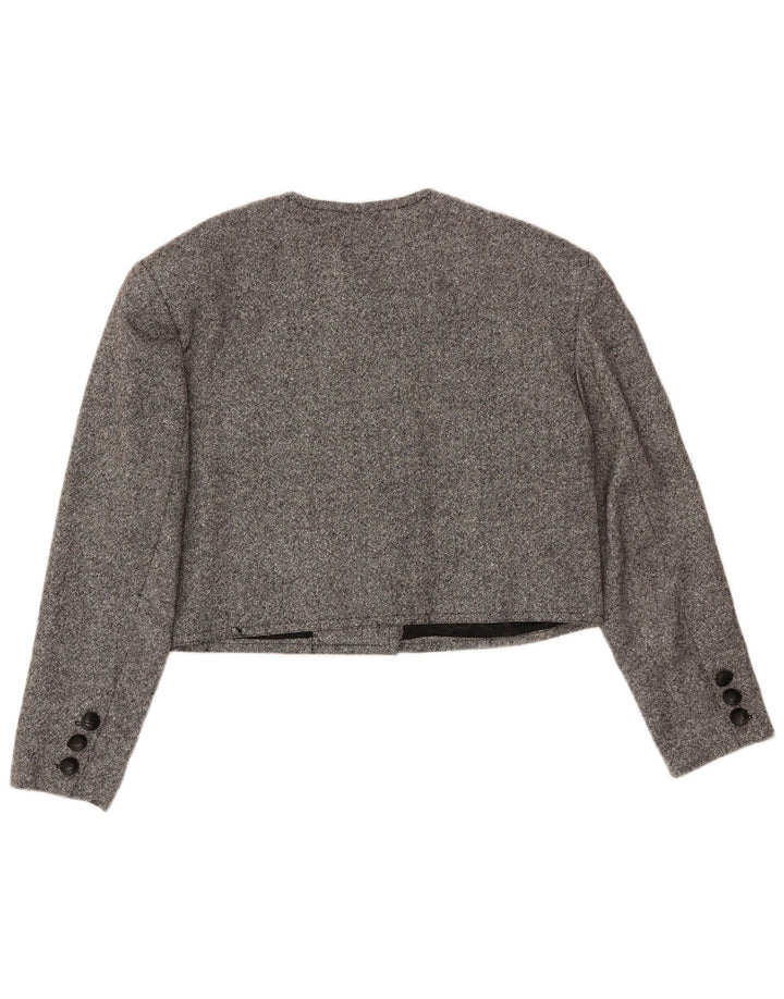 Giacca bolero doppio petto da donna MONDI EU 42 grande lana grigia