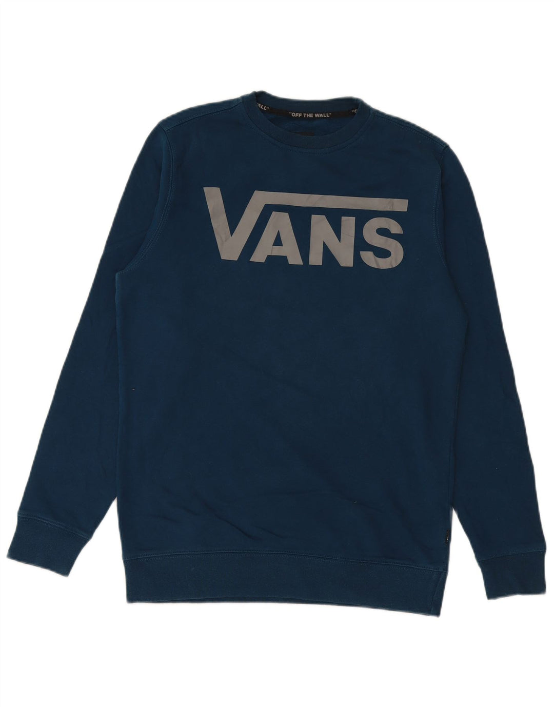 Felpa grafica da uomo VANS maglione piccolo cotone blu