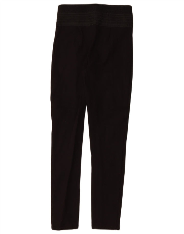 Pantaloni casual slim da donna Zara piccoli W26 L28 polietilene nero