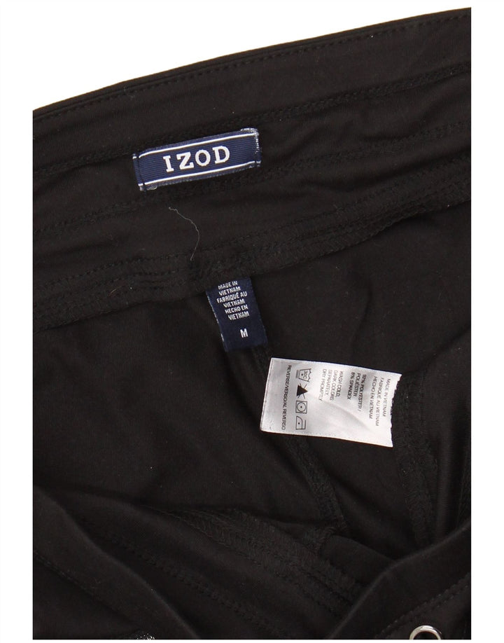 Pantaloni da tuta da donna IZOD UK 14 poliestere nero medio