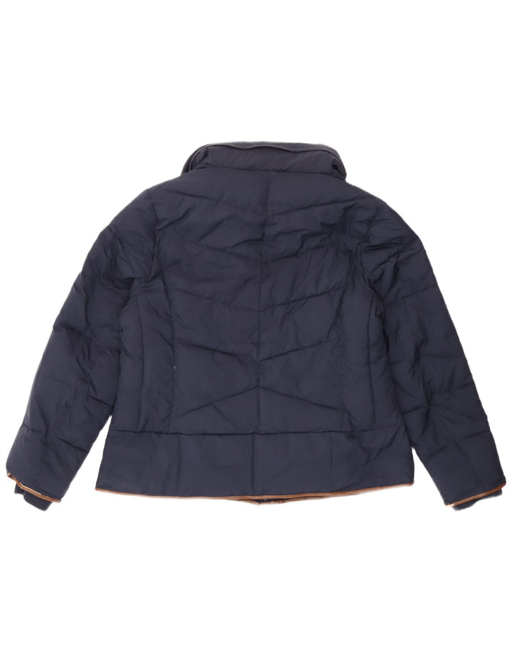 Giacca imbottita da donna Marks & Spencer UK 16 grande poliestere blu navy