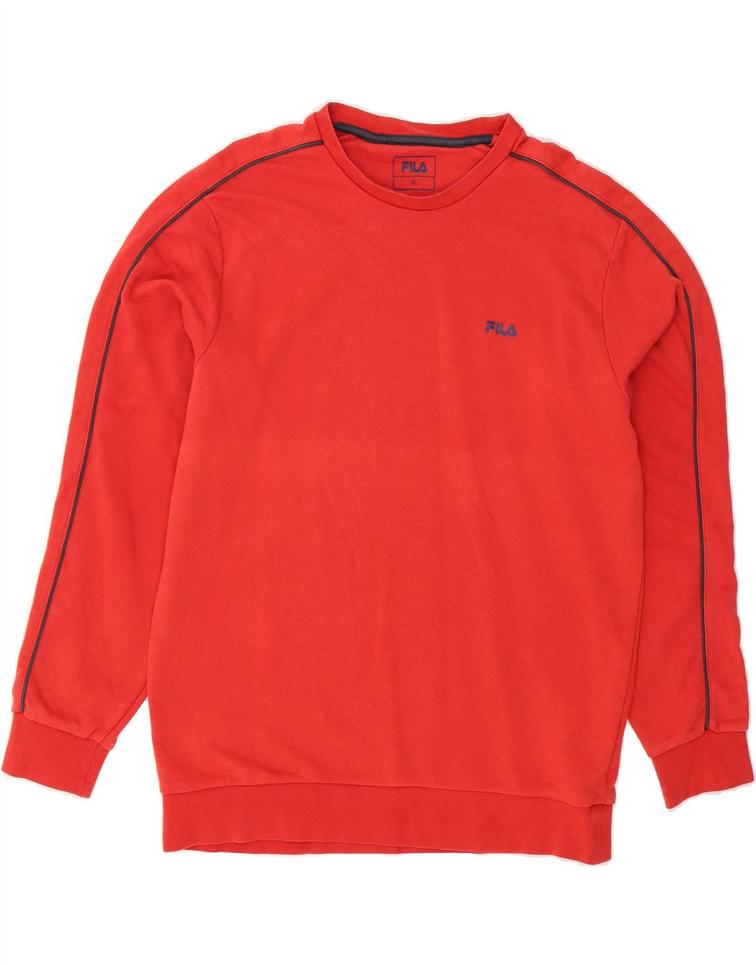 FILA Mens Sweatshirt Jumper XL Red Cotton Vintage Fila and Second-Hand Fila from Messina Hembry 