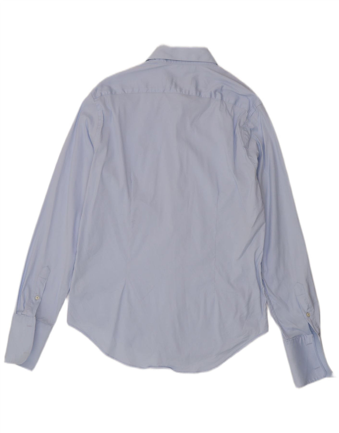 Camicia formale slim fit da uomo Zara XL in cotone blu