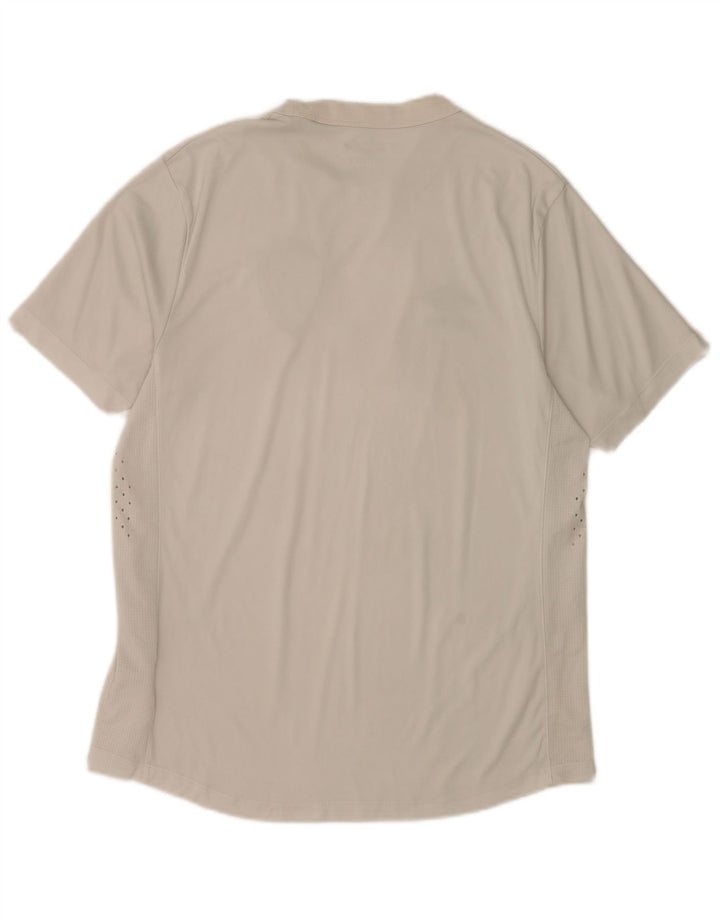 Umbro T-shirt grafica da uomo Brisbane Roar FC Top in poliestere bianco medio