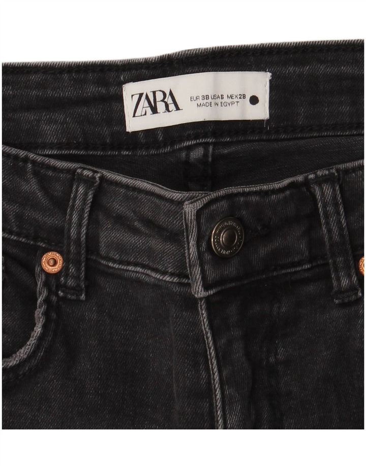 Jeans slim da donna Zara EU 38 Small W28 L25 Grigio
