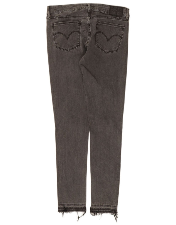 Jeans skinny Levi's 711 da donna W28 L30 cotone grigio