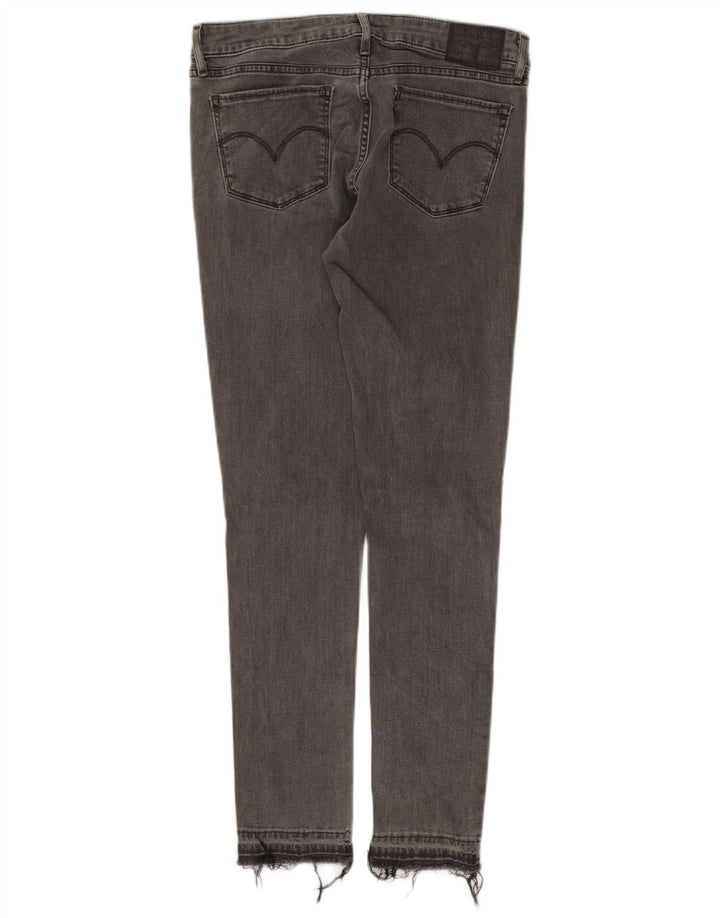 Jeans skinny Levi's 711 da donna W28 L30 cotone grigio