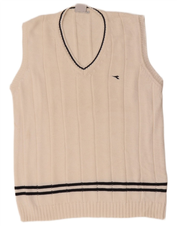 Canotta Uomo Diadora XL in Cotone Bianco