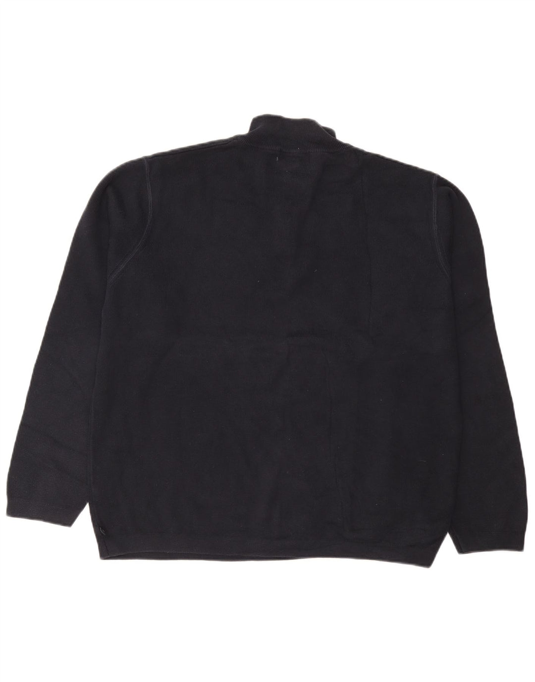 Maglione da uomo Marks & Spencer con collo con zip blu Harbour XL Blu navy
