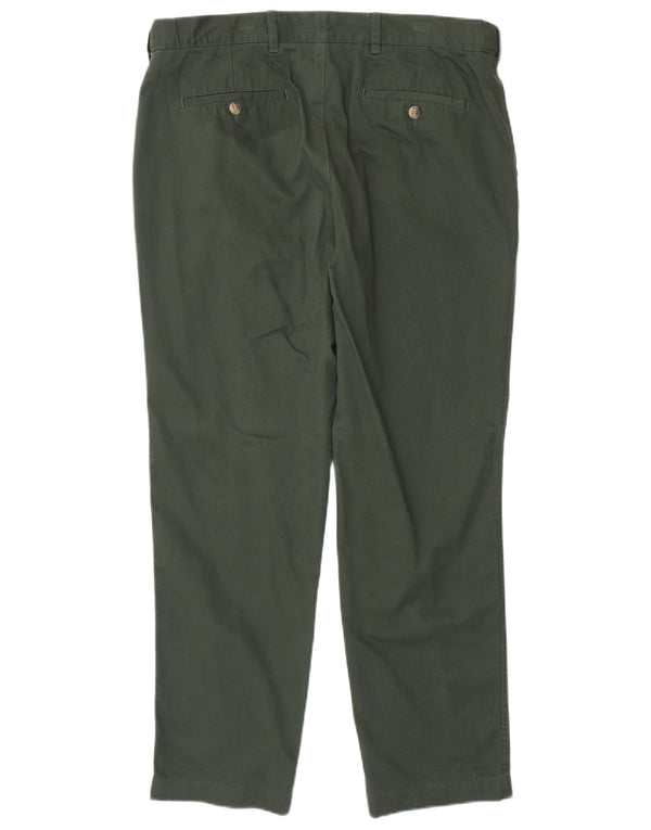 Pantaloni chino dritti da uomo James Pringle W38 L31 cotone verde