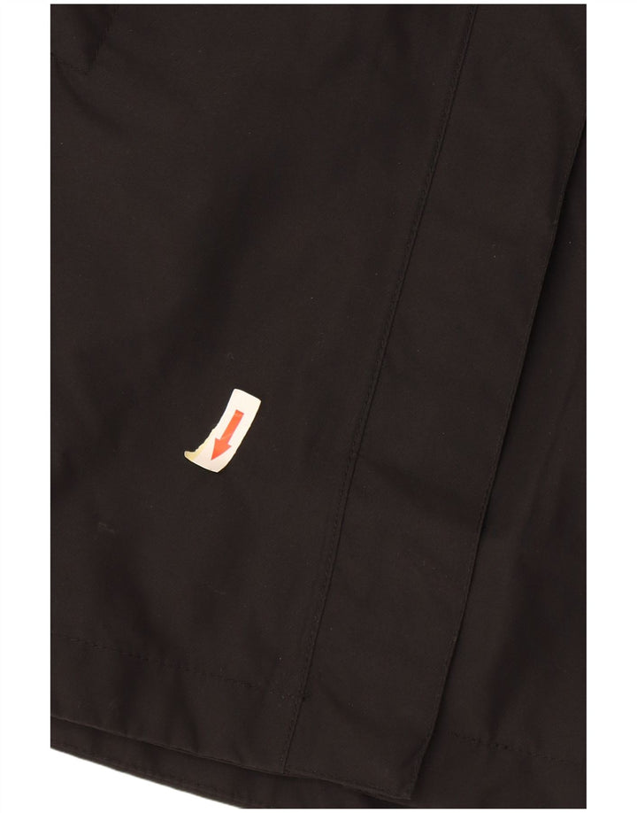 Cappotto giacca a vento con cappuccio da donna Helly Hansen UK 10 piccolo poliestere nero