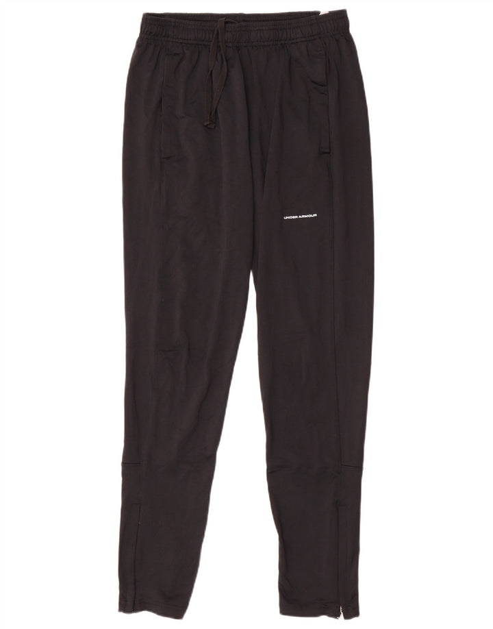 Pantaloni da tuta da uomo Under Armour poliestere nero medio