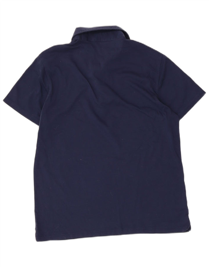 Polo da uomo Massimo Dutti grande blu navy