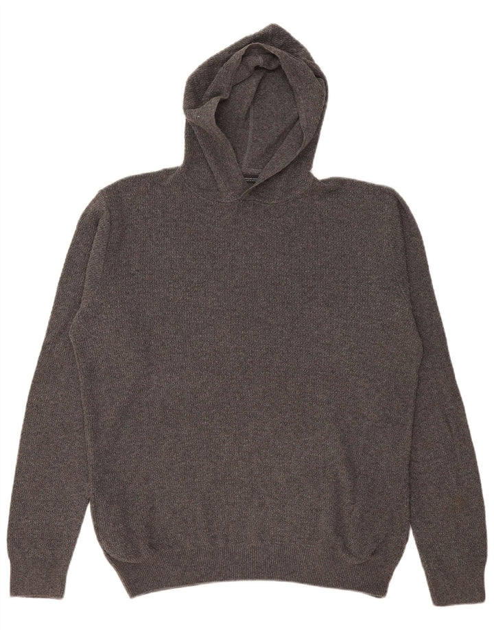 Maglione con cappuccio Zara da uomo XL grigio