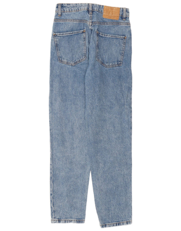 Jeans affusolati a vita alta da donna Zara EU 36 XS W26 L26 cotone blu