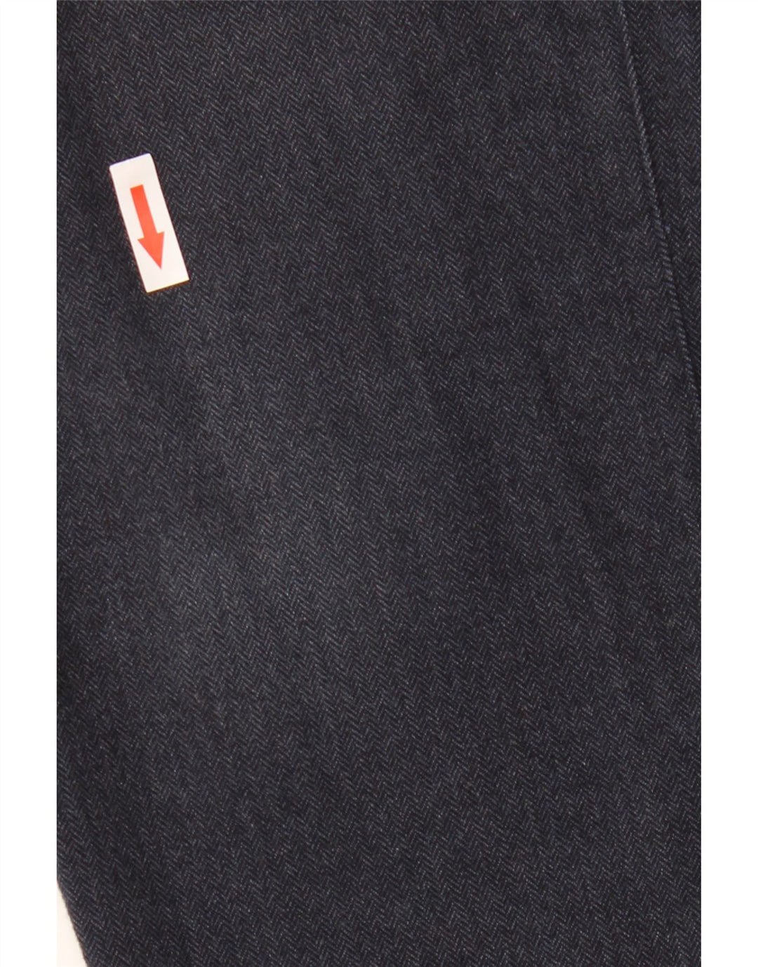 Pantaloni chino da uomo Massimo Dutti EU 42 Large W32 L30 Blu navy a spina di pesce
