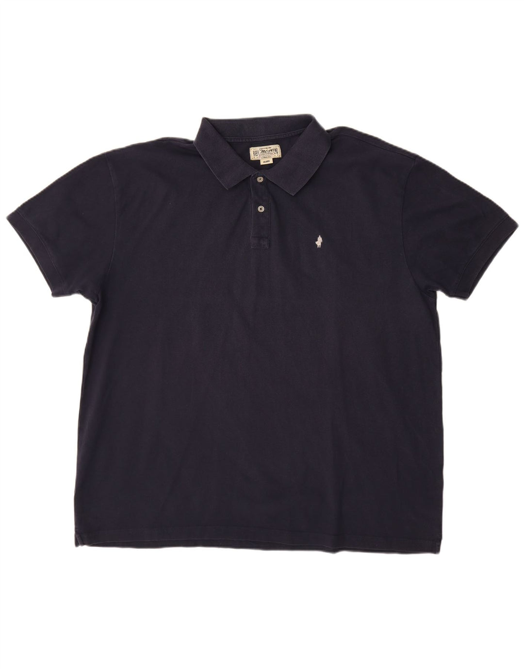 Polo da uomo Marlboro Classics 4XL Blu navy