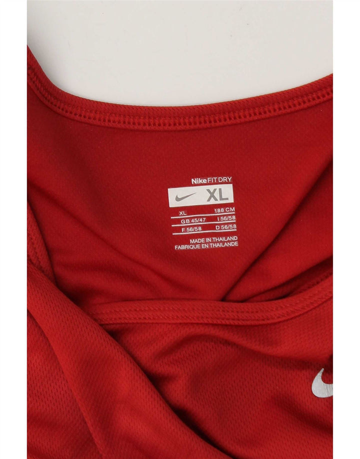 Canotta Nike da uomo UK 45/47 XL rosso color block