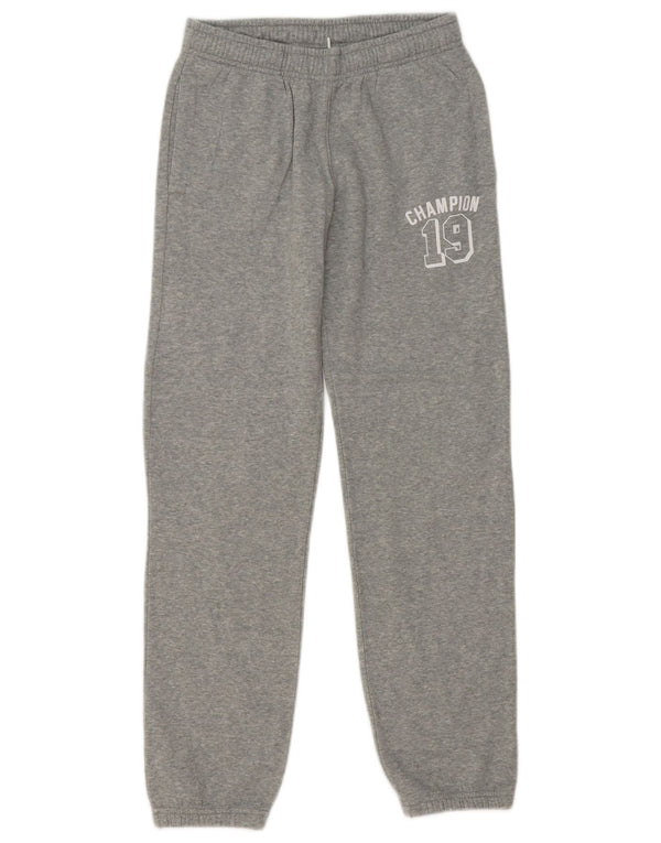 Pantaloni da tuta da ragazzo Champion Joggers 11-12 anni Large in cotone grigio