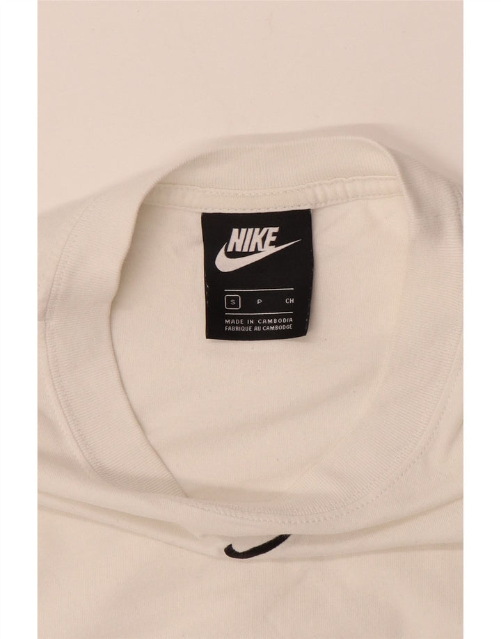 NIKE Womens Oversized T-Shirt Top UK 10 Small White