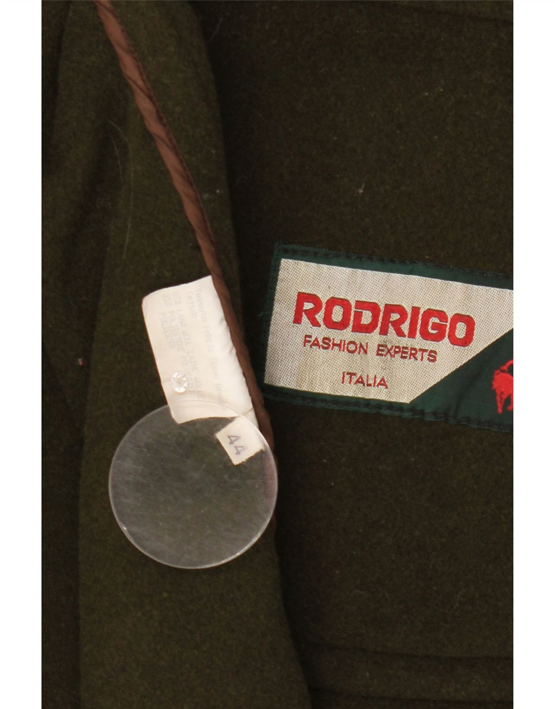 Montgomery da uomo Rodrigo UK 44 2XL Lana nera