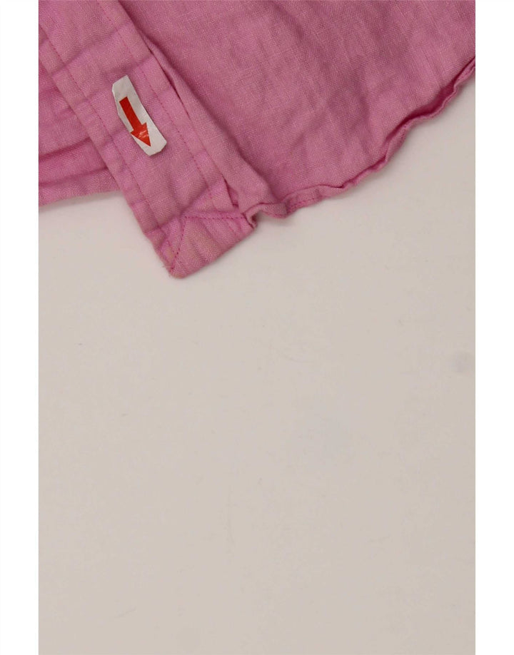 Polo Ralph Lauren Camicia da uomo in lino rosa medio