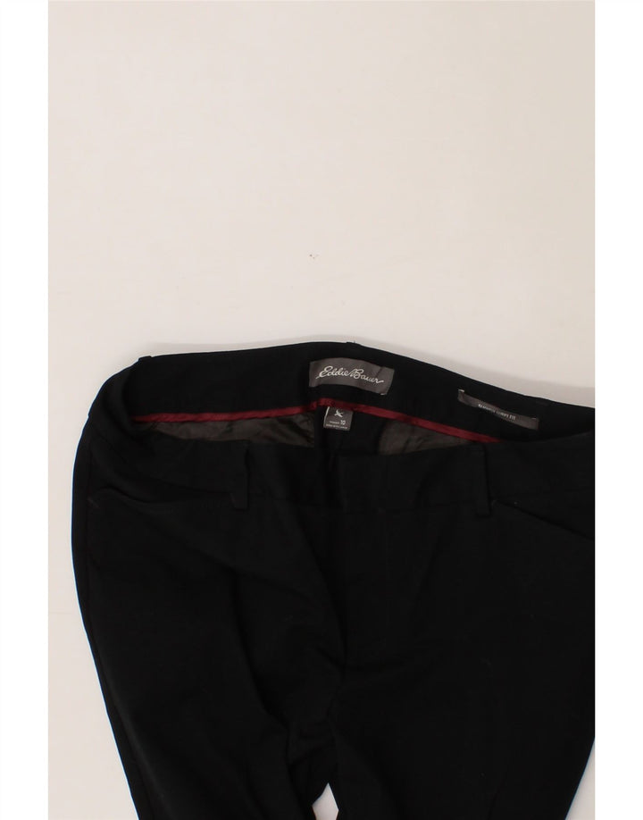 EDDIE BAUER Womens Casual Trousers US 10 Large W34 L34 Black Vintage Eddie Bauer and Second-Hand Eddie Bauer from Messina Hembry 