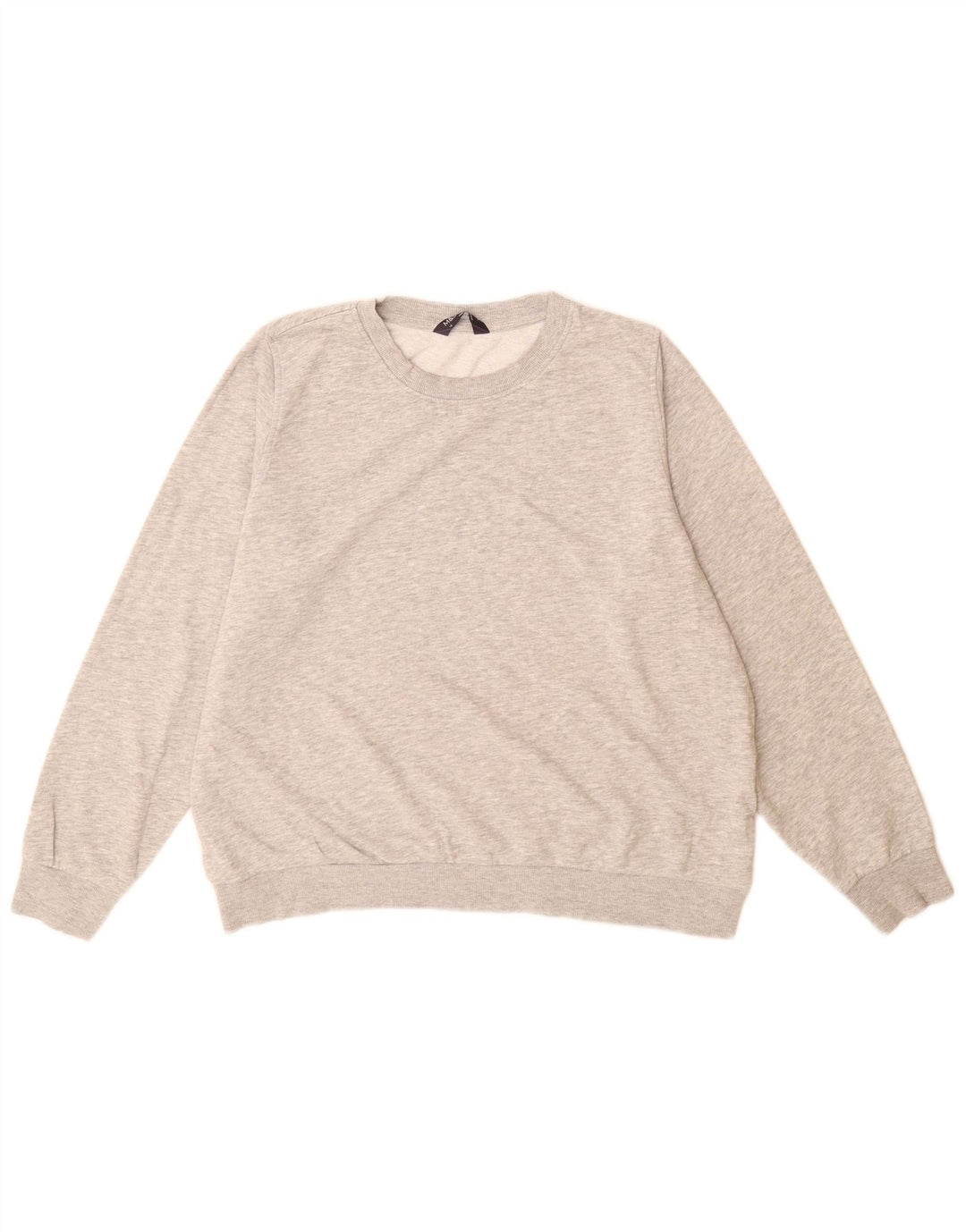 Felpa oversize da donna Marks & Spencer UK 16 grande cotone grigio