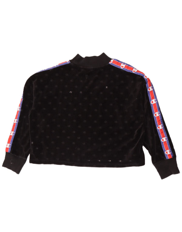 Felpa grafica da donna Champion Felpa UK 14 Medium Black Colourblock